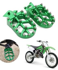 AnXin Posapiés Reposapiés CNC para KX125 KX250 1997-2001