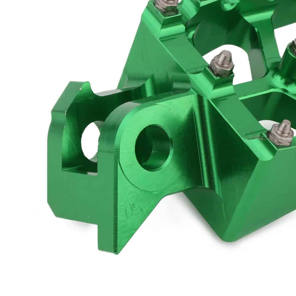 AnXin Posapiés Reposapiés CNC para KX125 KX250 1997-2001 - Imagen 8