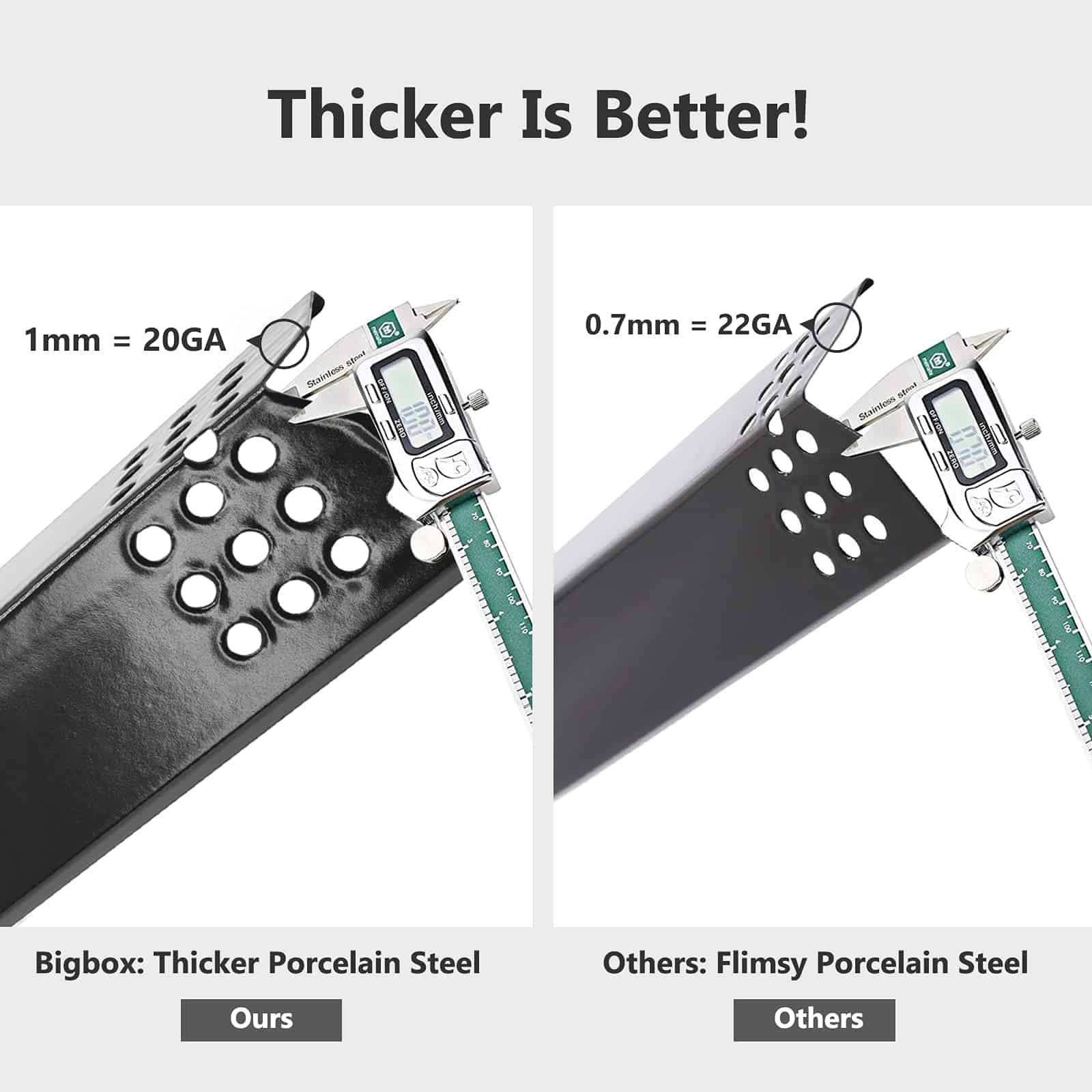 4 Piezas Protectores de Llamas para Grill Master 720-0697, - Imagen 7