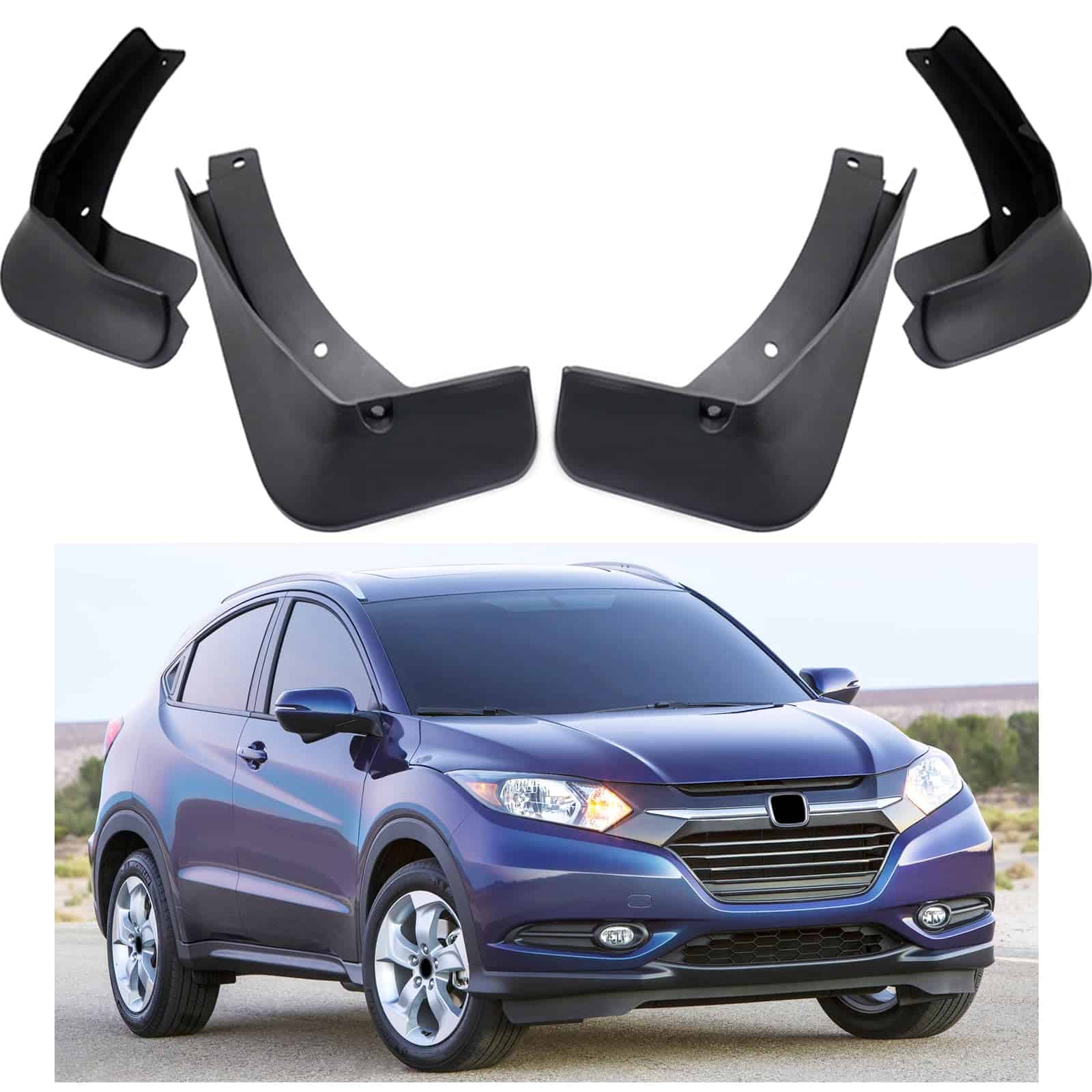 MOERTIFEI Protector de Salpicaduras de Barro -Negro