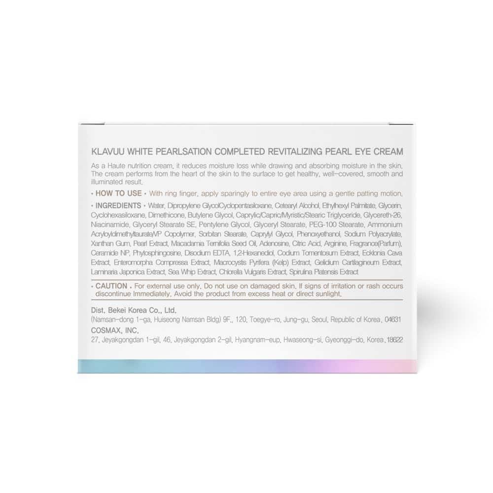 Crema de Ojos con Perlas KLAVUU PEARLSATION - Hidratante - Imagen 10