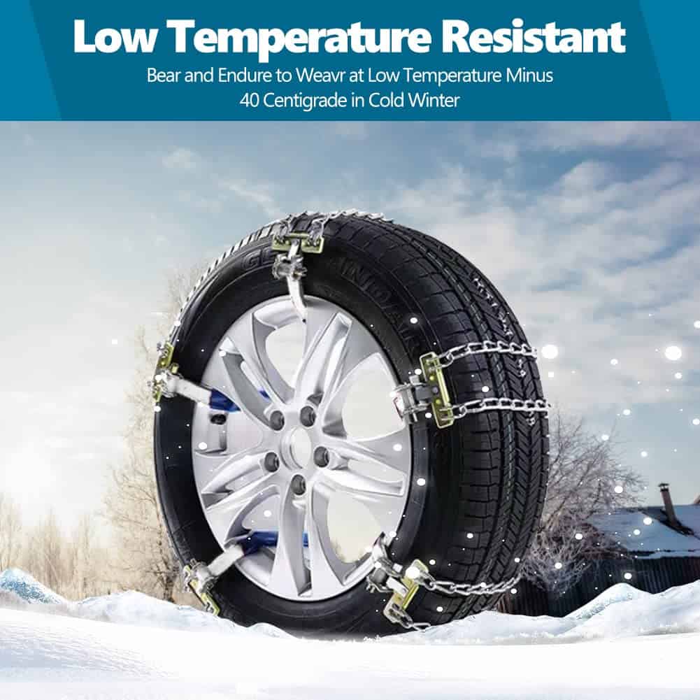 Juego de 3 Cadenas Antideslizantes para Neumáticos de Nieve - Imagen 4