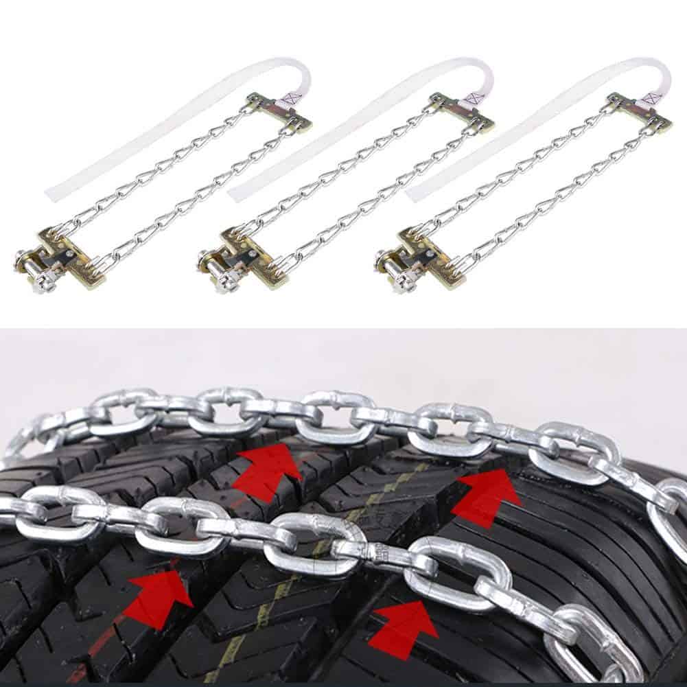 Juego de 3 Cadenas Antideslizantes para Neumáticos de Nieve - Imagen 8
