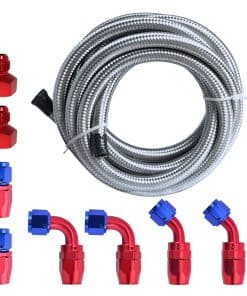 Manguera de Combustible Trenzada de Acero Inoxidable de 12