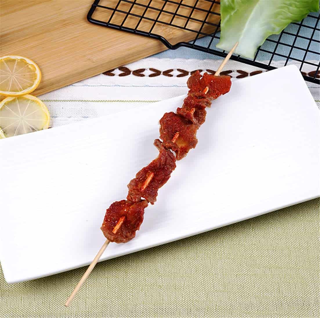 Set de 7 Brochetas Artificiales Realistas para Parrilla - Imagen 5