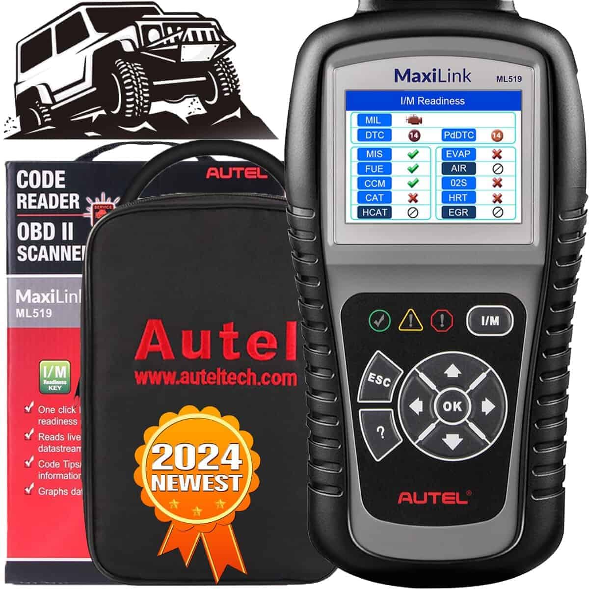 Autel MaxiLink ML519 OBD2 Code Reader [Mismo que AutoLink