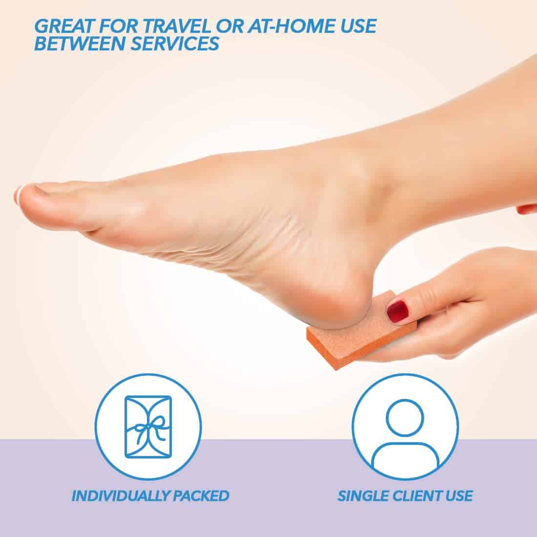 Kit Pedicura de 4 Piezas ForPro, 200 Unidades, Juego de - Imagen 9