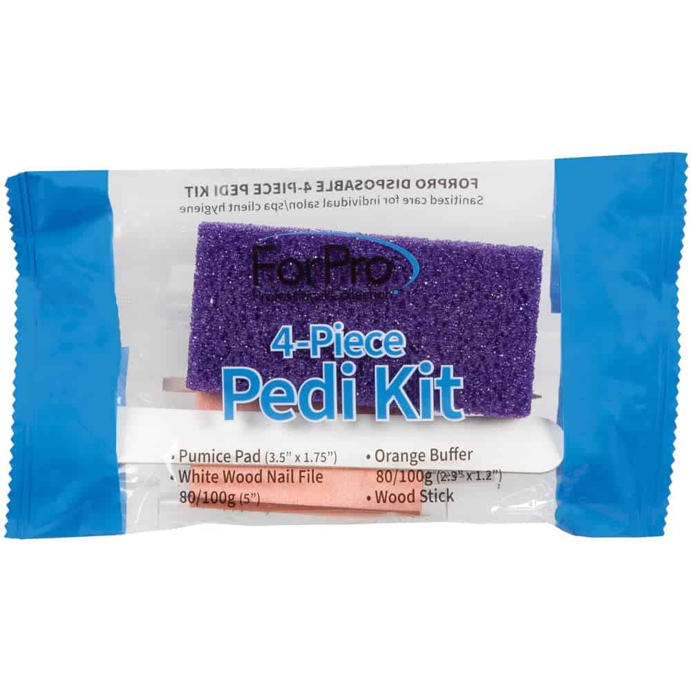 Kit Pedicura de 4 Piezas ForPro, 200 Unidades, Juego de - Imagen 3