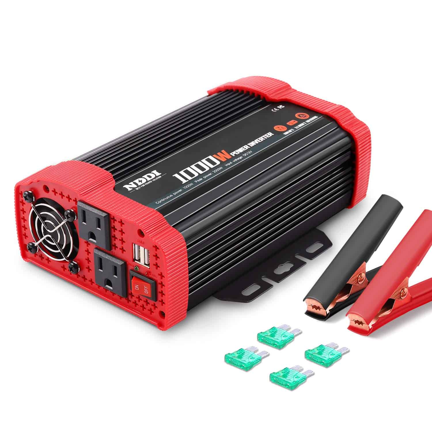 Inversor de Corriente para Automóvil NDDI POWER 1000W, DC