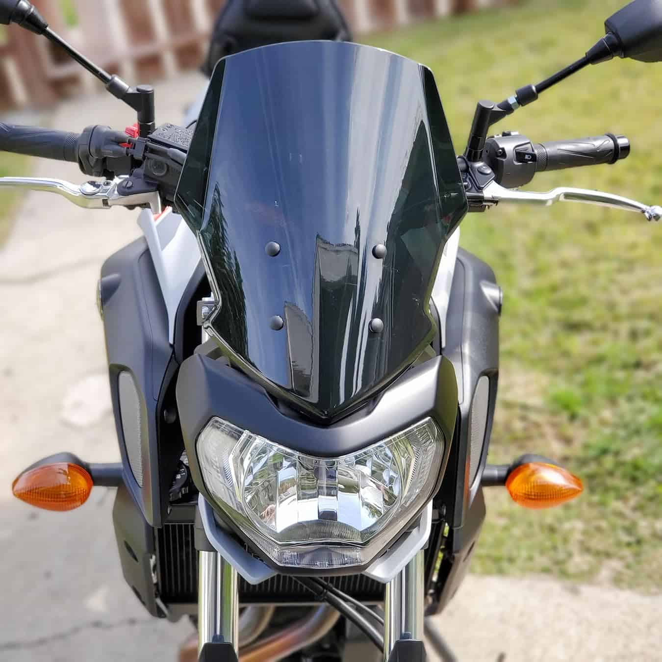 Deflector de parabrisas para motocicleta Yamaha MT07 FZ07