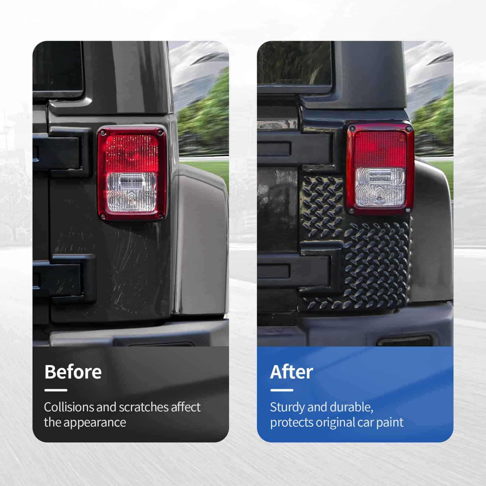 RT-TCZ para Wrangler JK Armor de lado trasero, Cubierta de - Imagen 4