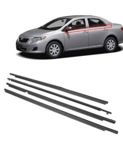 Newsmarts 4pcs Weatherstrip Window Seal Car Window Moulding