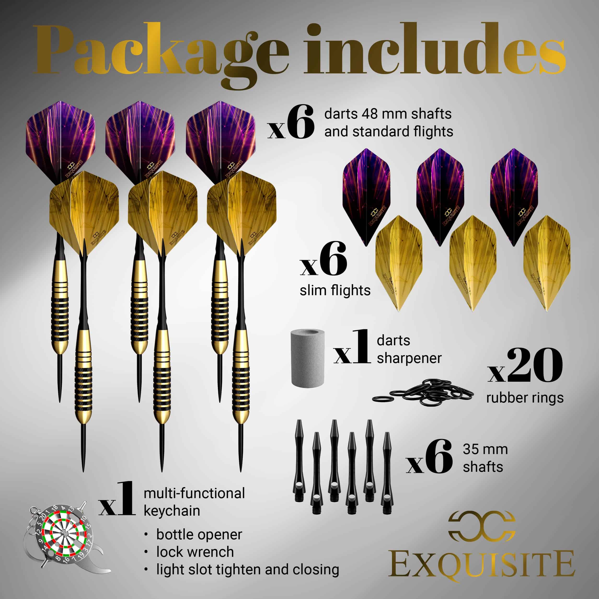 Juego de dardos CC-EXQUISITE Premium - Dardos - Imagen 4