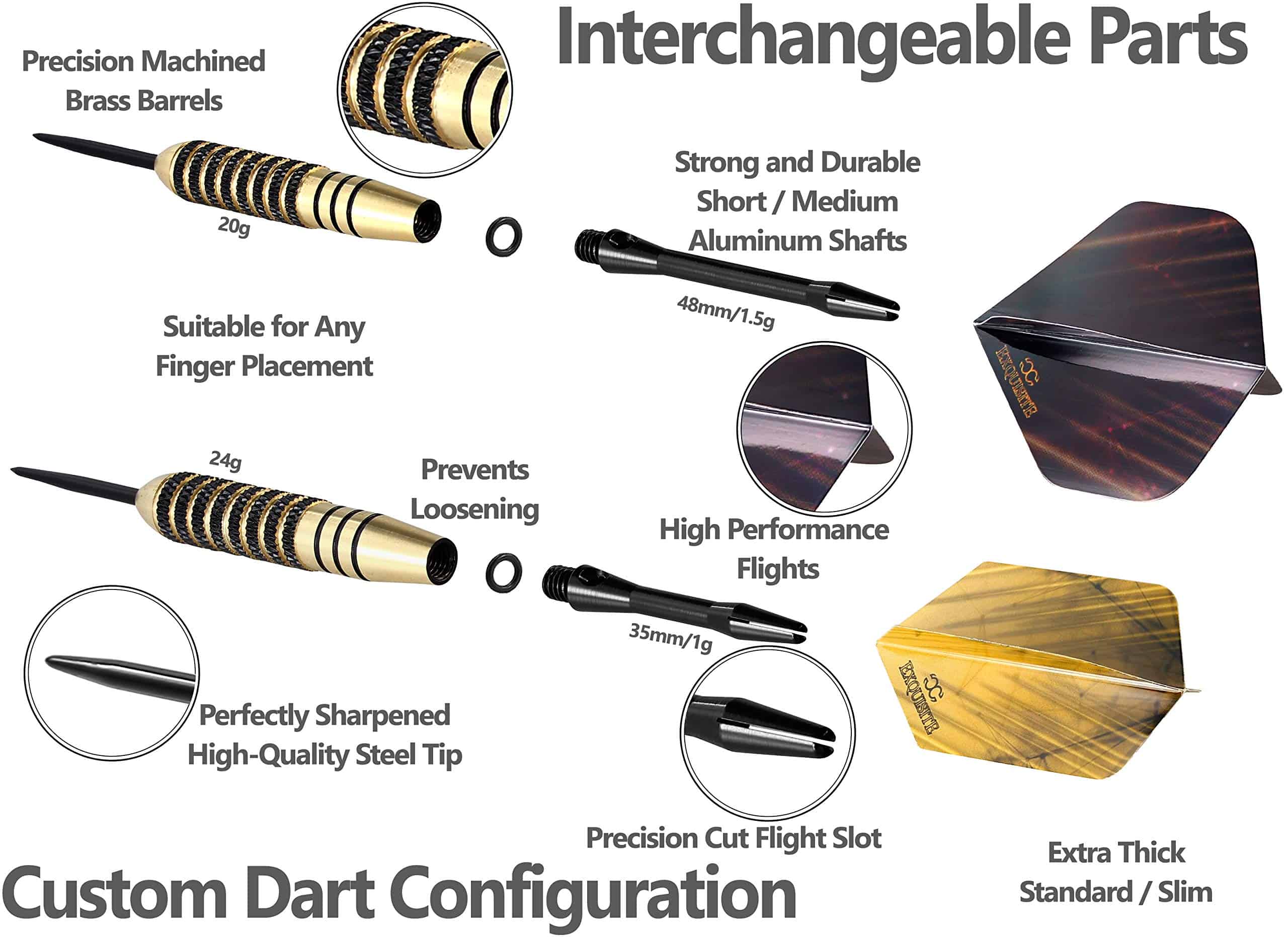 Juego de dardos CC-EXQUISITE Premium - Dardos - Imagen 6