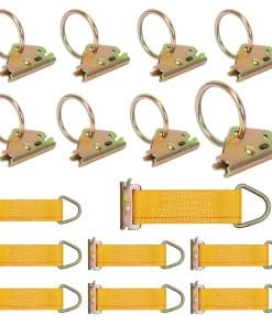 Accesorios de amarre E Track de Trekassy, Anillas en O de