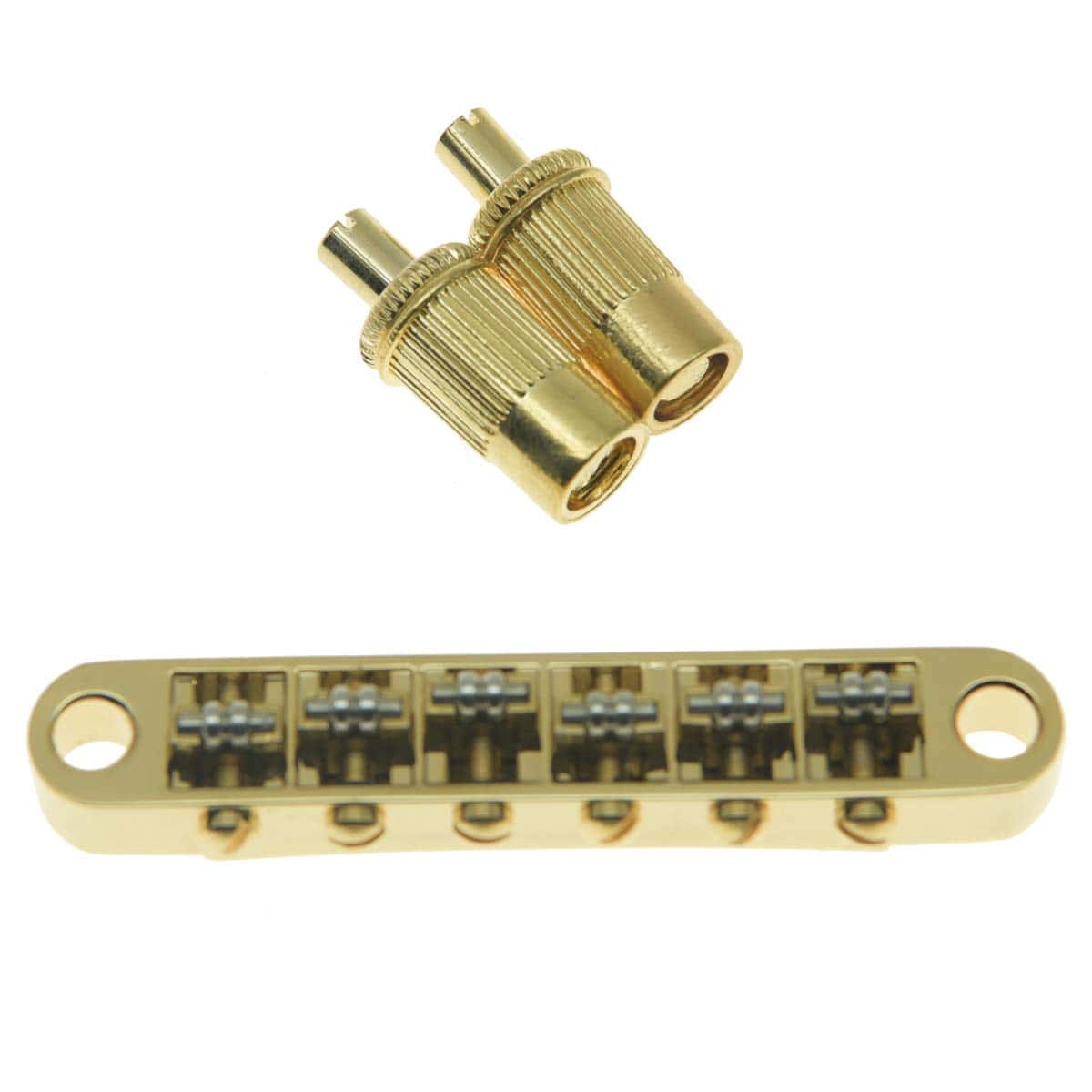 Puente de Sillín de Rodillo de Guitarra Dorado KAISH para