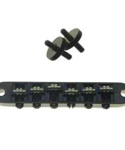 Puente de sillín de rodillo para guitarra KAISH negro