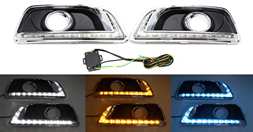 Dreamseek 3 Colors LED DRL Compatible Con Chevy Malibu 2013 - Imagen 3