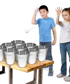 Juego de baloncesto de cubo Gamie incluye 9 cubos