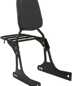 Respaldo desmontable con parrilla para equipaje para Harley