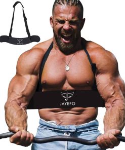 Jayefo Sport Arm Blaster para Bíceps, Barra Ez Curl y Barra