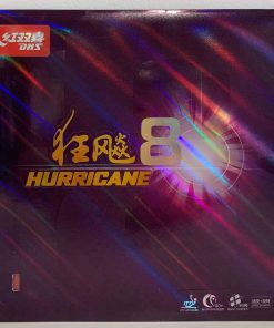 Goma de Tenis de Mesa DHS Hurricane 8 (Roja, 2.15mm)