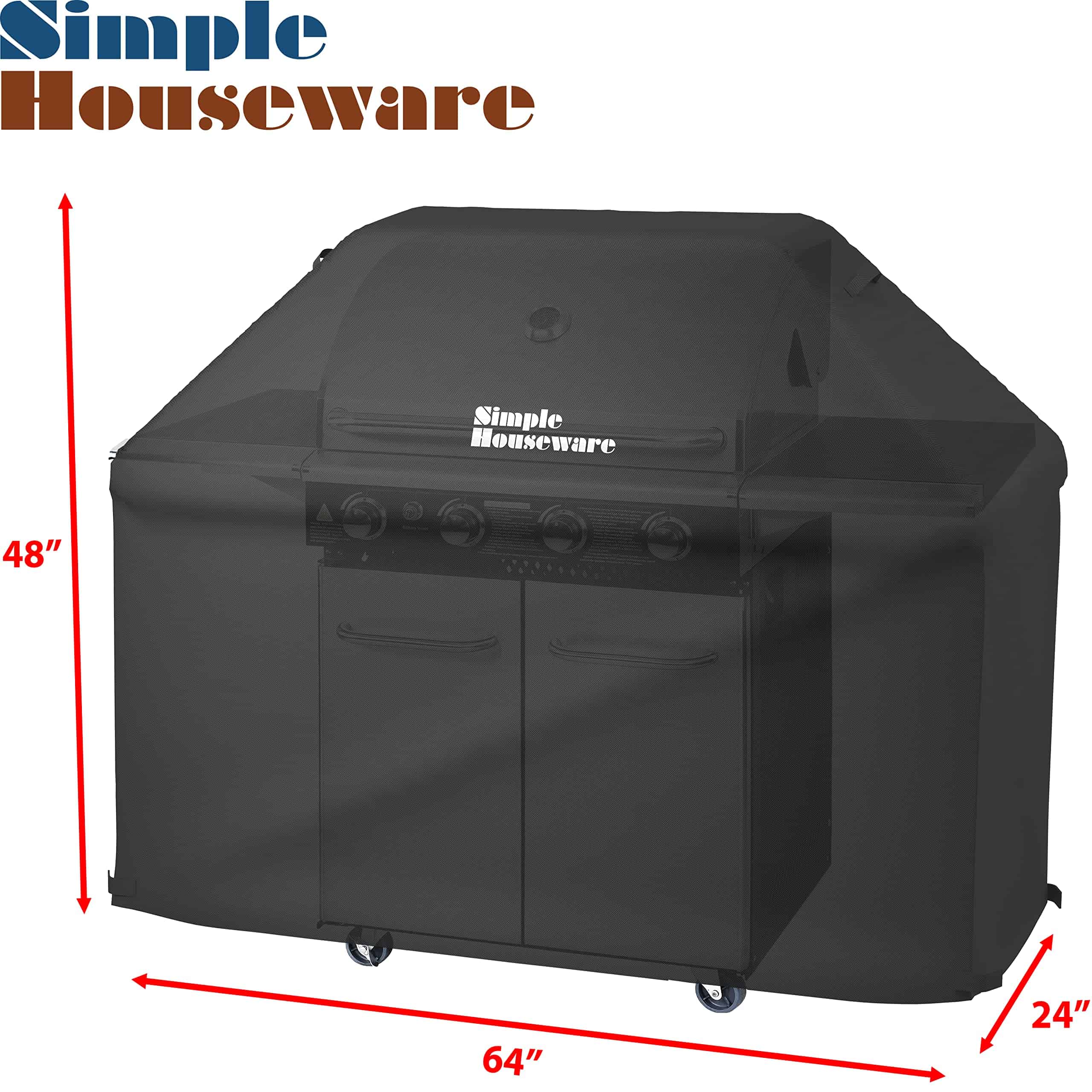 Cubierta para Parrilla de Gas BBQ Resistente al Agua de 64 - Imagen 4