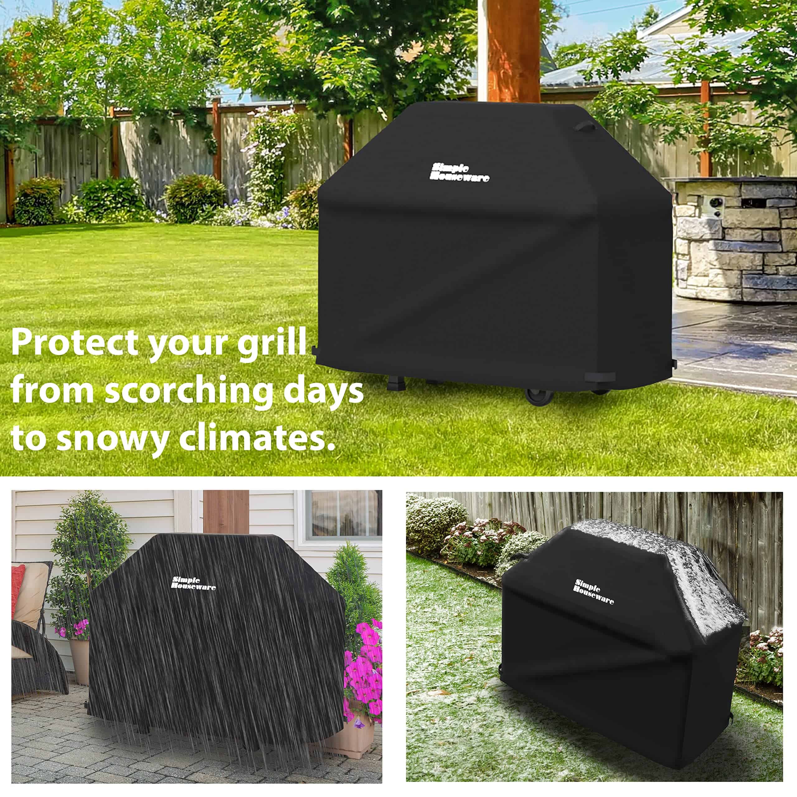 Cubierta para Parrilla de Gas BBQ Resistente al Agua de 64 - Imagen 6