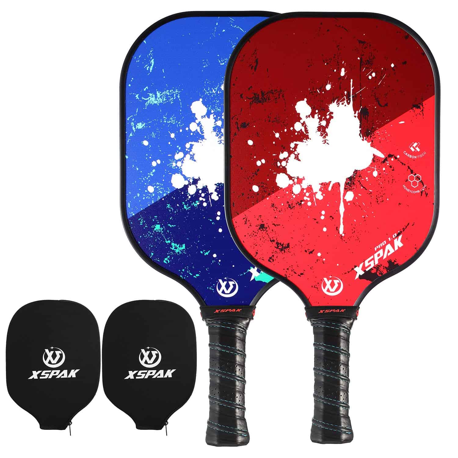 XS XSPAK Set de 2 Paletas de Paddleball, Paletas de