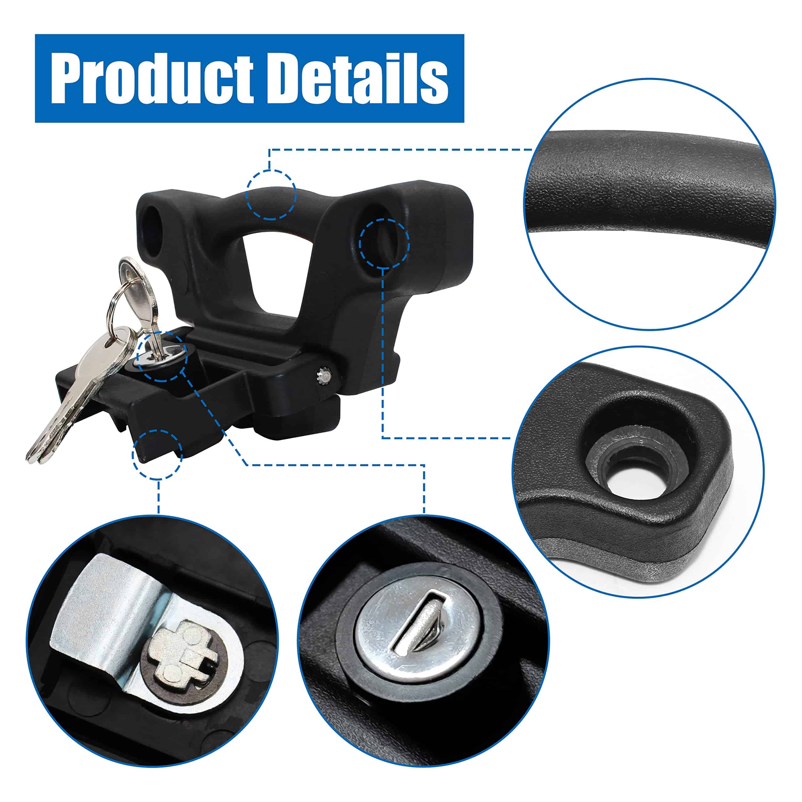 4 Pack F150 Anclas de Amarre F250 F350 2015 2016 2017 2018 - Imagen 9