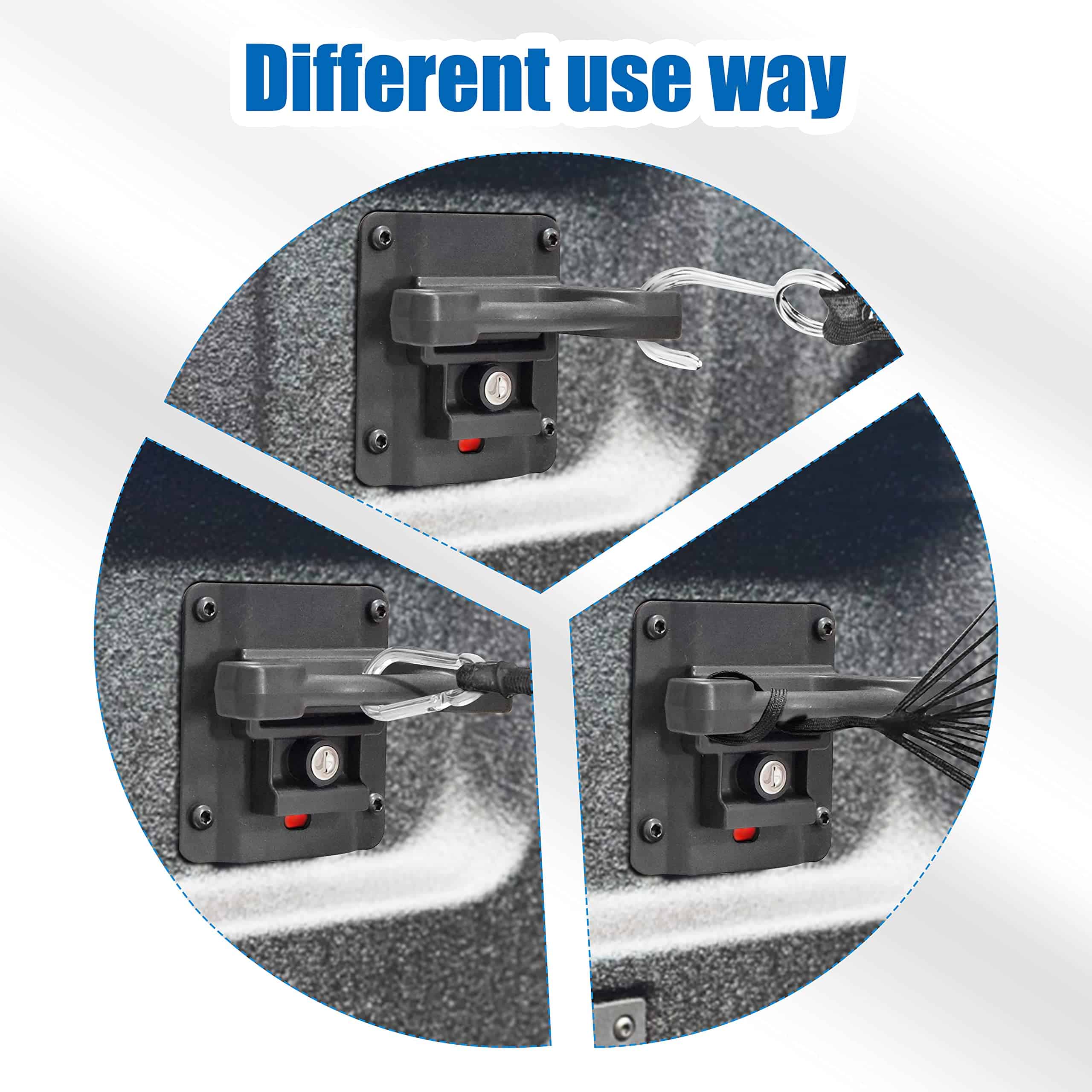 4 Pack F150 Anclas de Amarre F250 F350 2015 2016 2017 2018 - Imagen 5