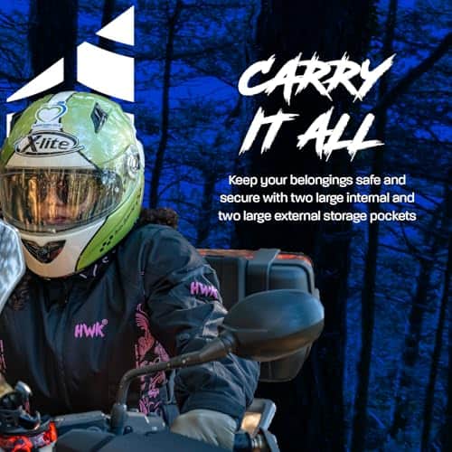 Chamarra de Moto HWK Adventure/Touring para Mujer, Chaqueta - Imagen 8