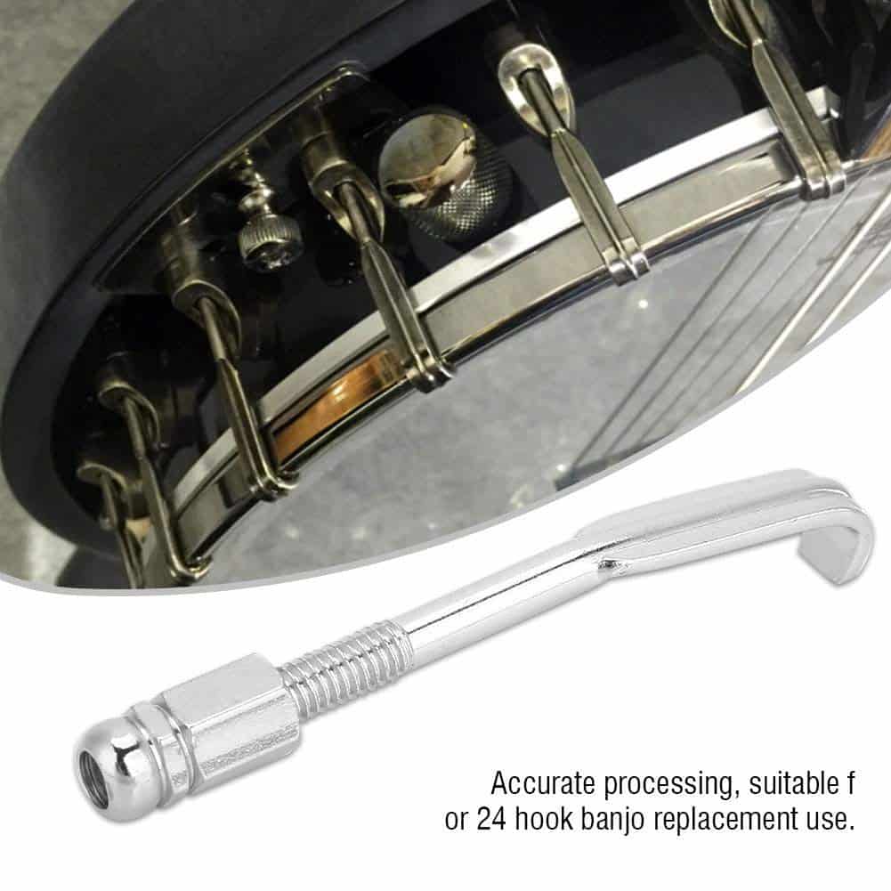 24 Pcs Ganchos para Banjo, Ganchos Ajustables de 5.4-6.4cm - Imagen 4