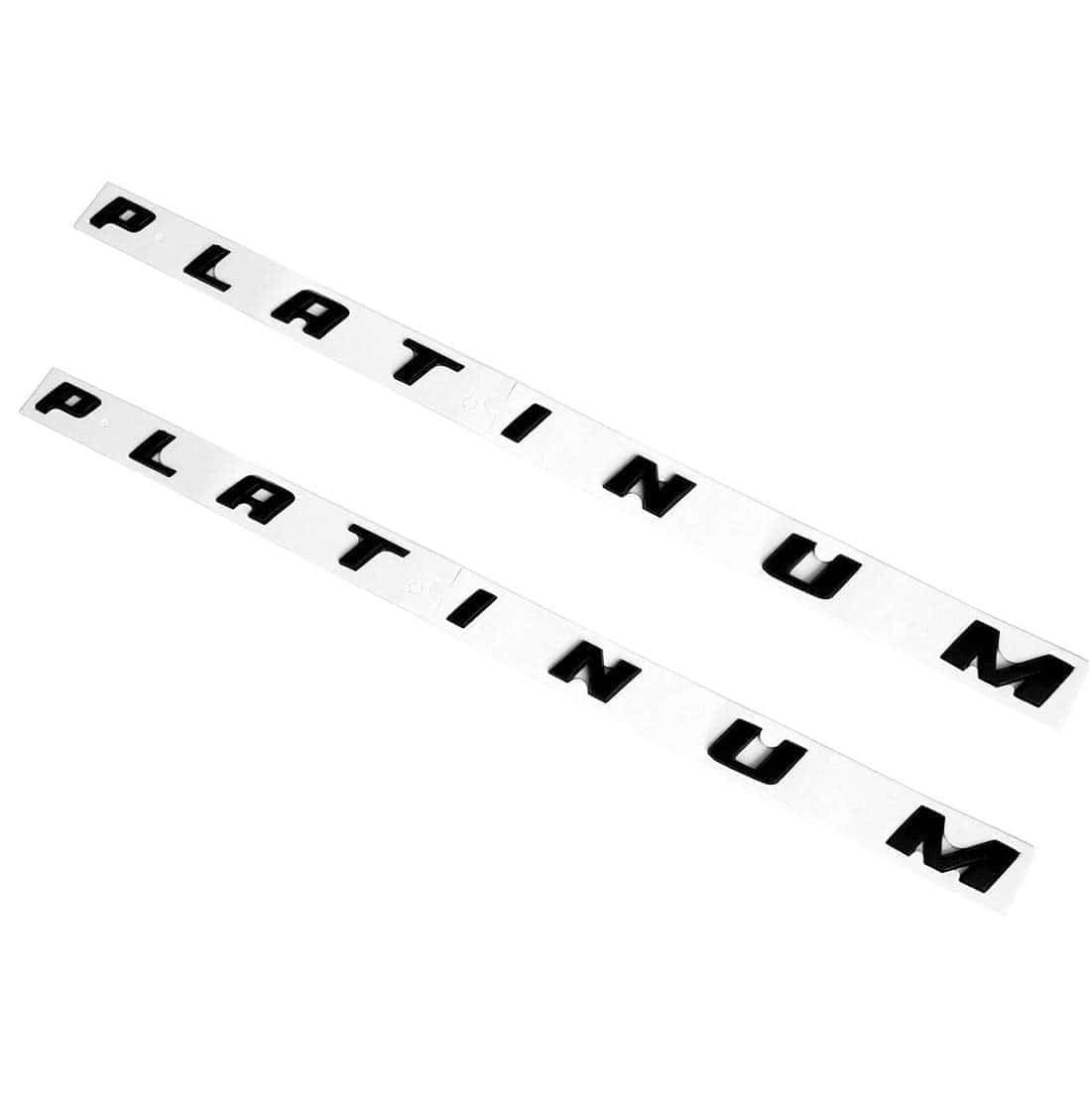 2pcs Emblema de Platino, 29 pulgadas 3D Emblema de Lado de