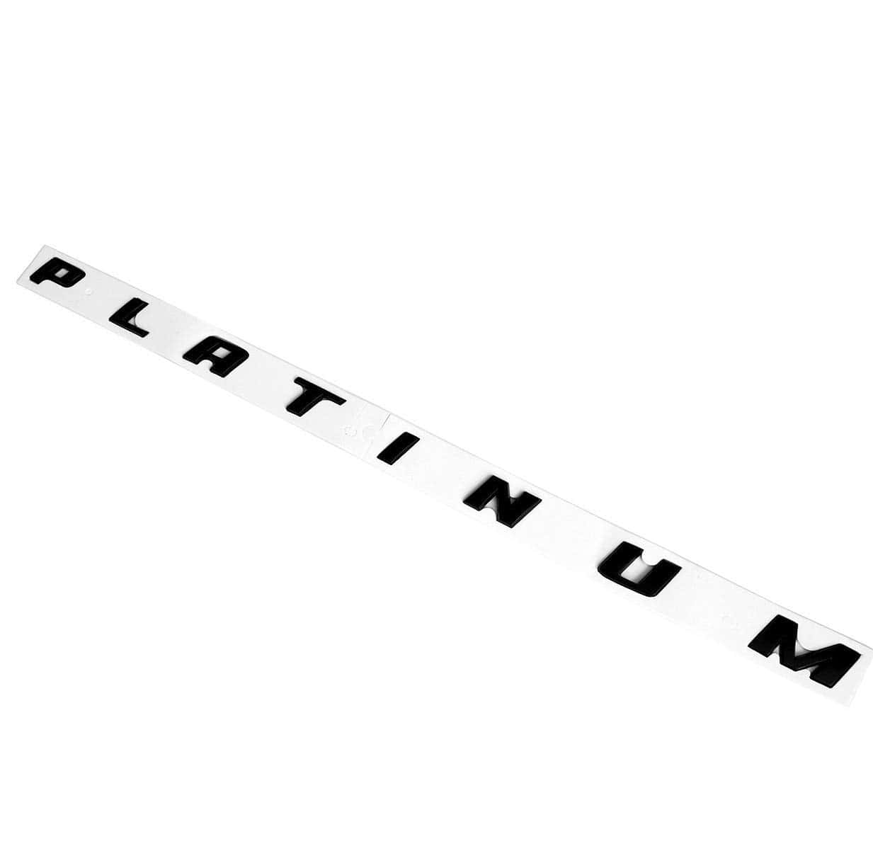 2pcs Emblema de Platino, 29 pulgadas 3D Emblema de Lado de - Imagen 3