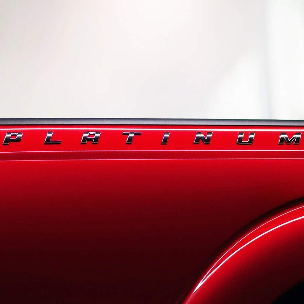 2pcs Emblema de Platino, 29 pulgadas 3D Emblema de Lado de - Imagen 4