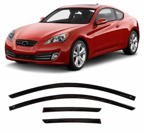 Deflectores de Lluvia para Ventanas de Coche - Viseras de