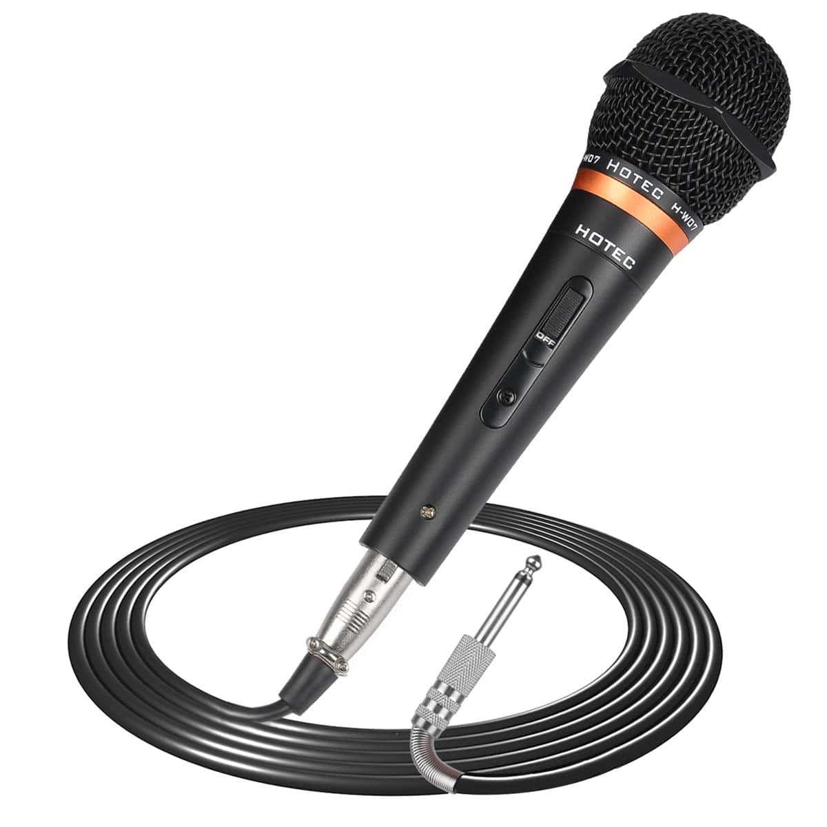 Micrófono dinámico premium vocal con cable XLR desmontable