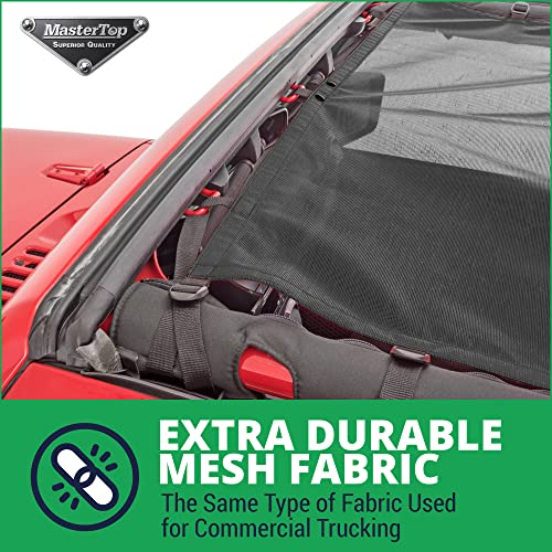 MasterTop Freedom Mesh Bimini Plus Top en Negro | - Imagen 4