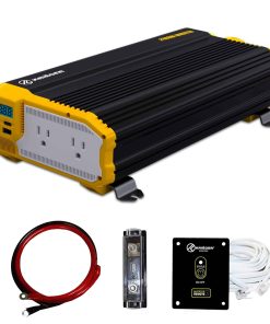Inversor de corriente de 2000 vatios K KRIEGER 12V a 110V,