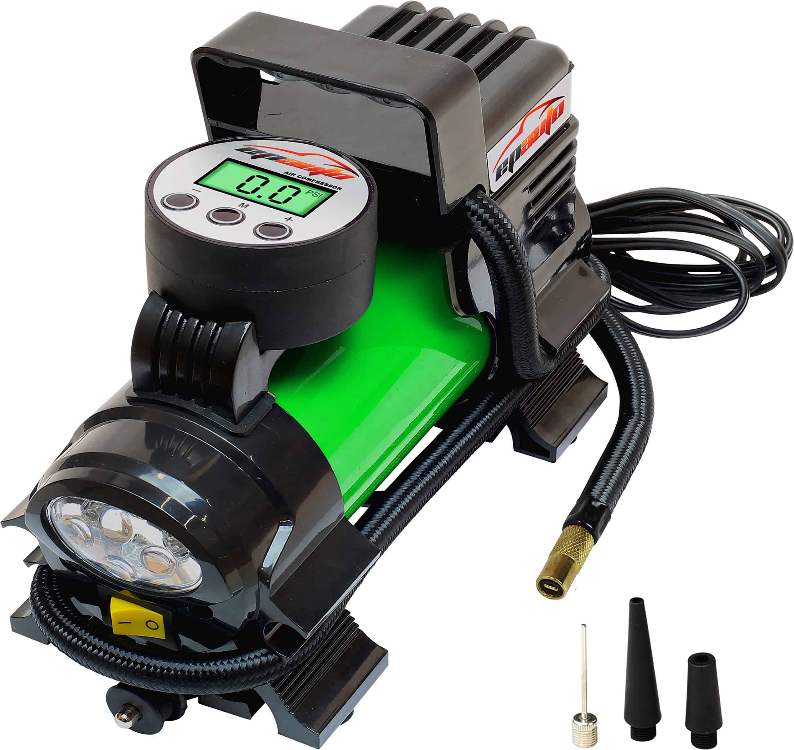 Compresor de aire portátil de 12V DC EPauto, inflador