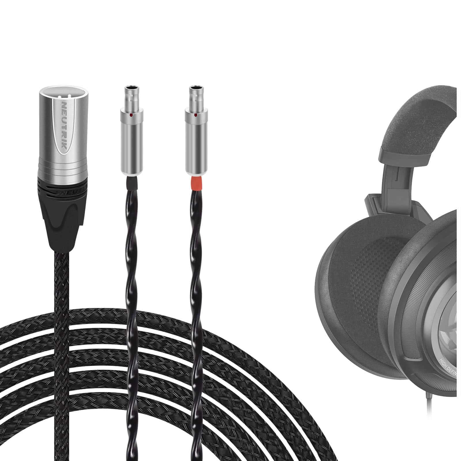 Cable de audio Geekria Apollo 6N OCC Upgrade compatible con