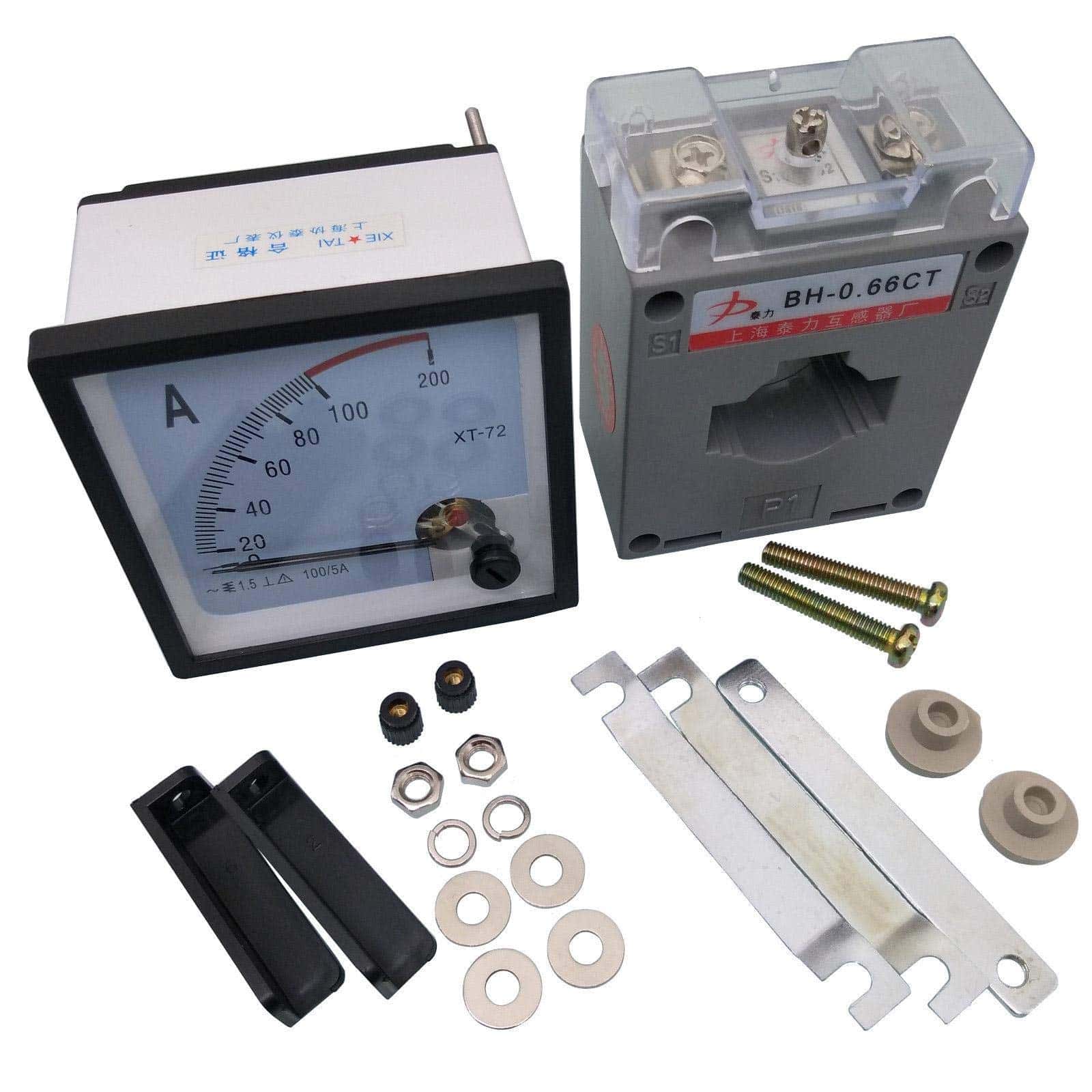 Medidor de corriente analógico de AC 0