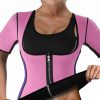 Chaleco de Sauna para Mujer con Mangas DoLoveY -Rosa