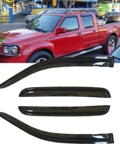 Deebior 4pcs Visera de ventana deflector de viento