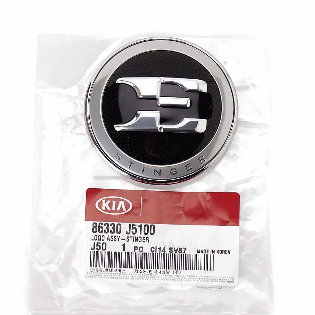 Conjunto de Emblemas Delantero y Trasero para KIA Stinger - Imagen 5