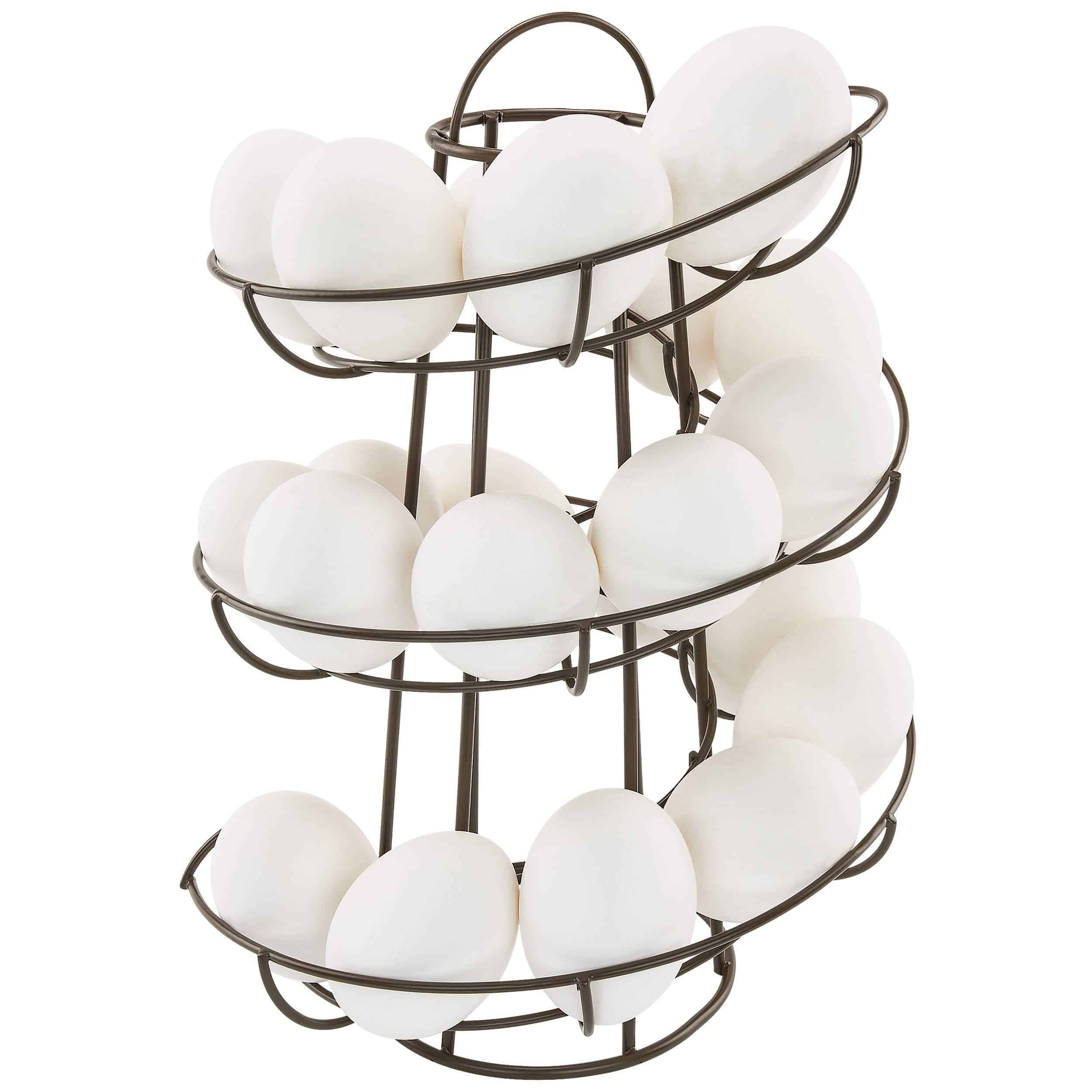 Dispensador de huevos en espiral moderno de -Brown