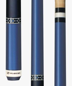 Taco de Billar Players C602 Azul Metálico y Mate