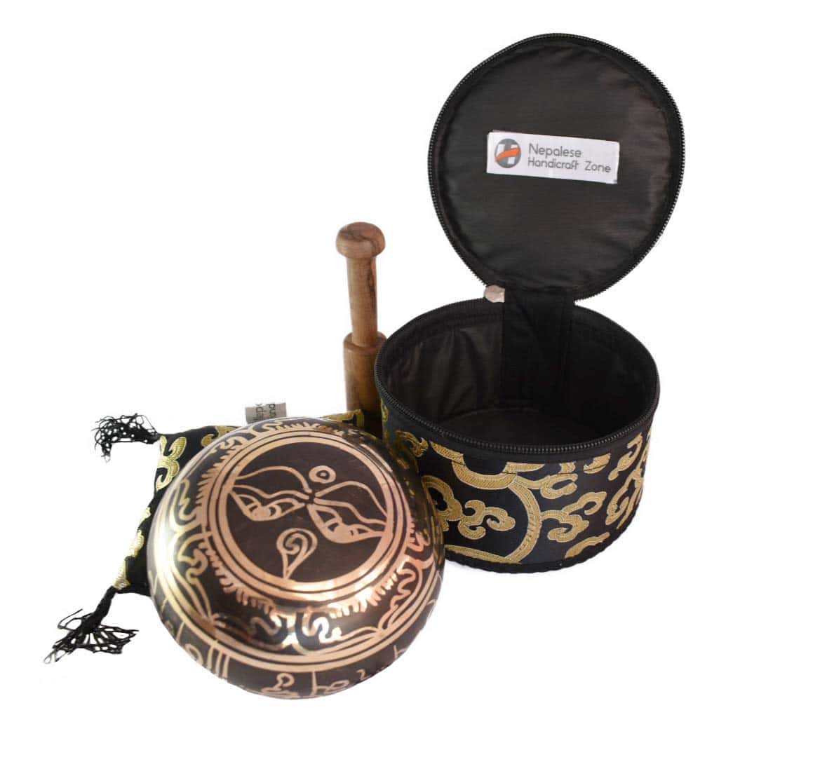 Conjunto de Cuenco Cantor con palo y almohadilla gratis por - Imagen 6