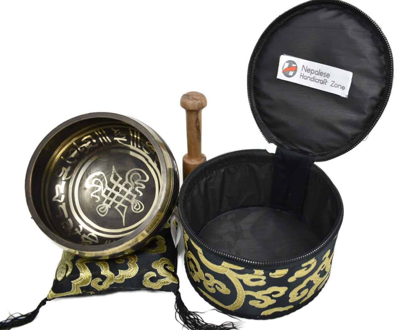 Conjunto de Cuenco Cantor con palo y almohadilla gratis por - Imagen 3